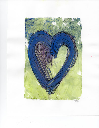 Heart Art Gina Barry